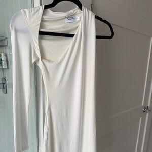 White one shoulder dress